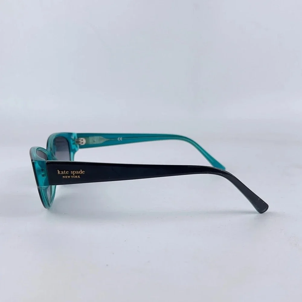 Kate Spade New York 0DH4 Y7 Women Eyeglasses Frame Black‎ Teal Round 53-15-135mm